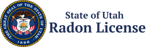 State of Utah Radon License Seal
