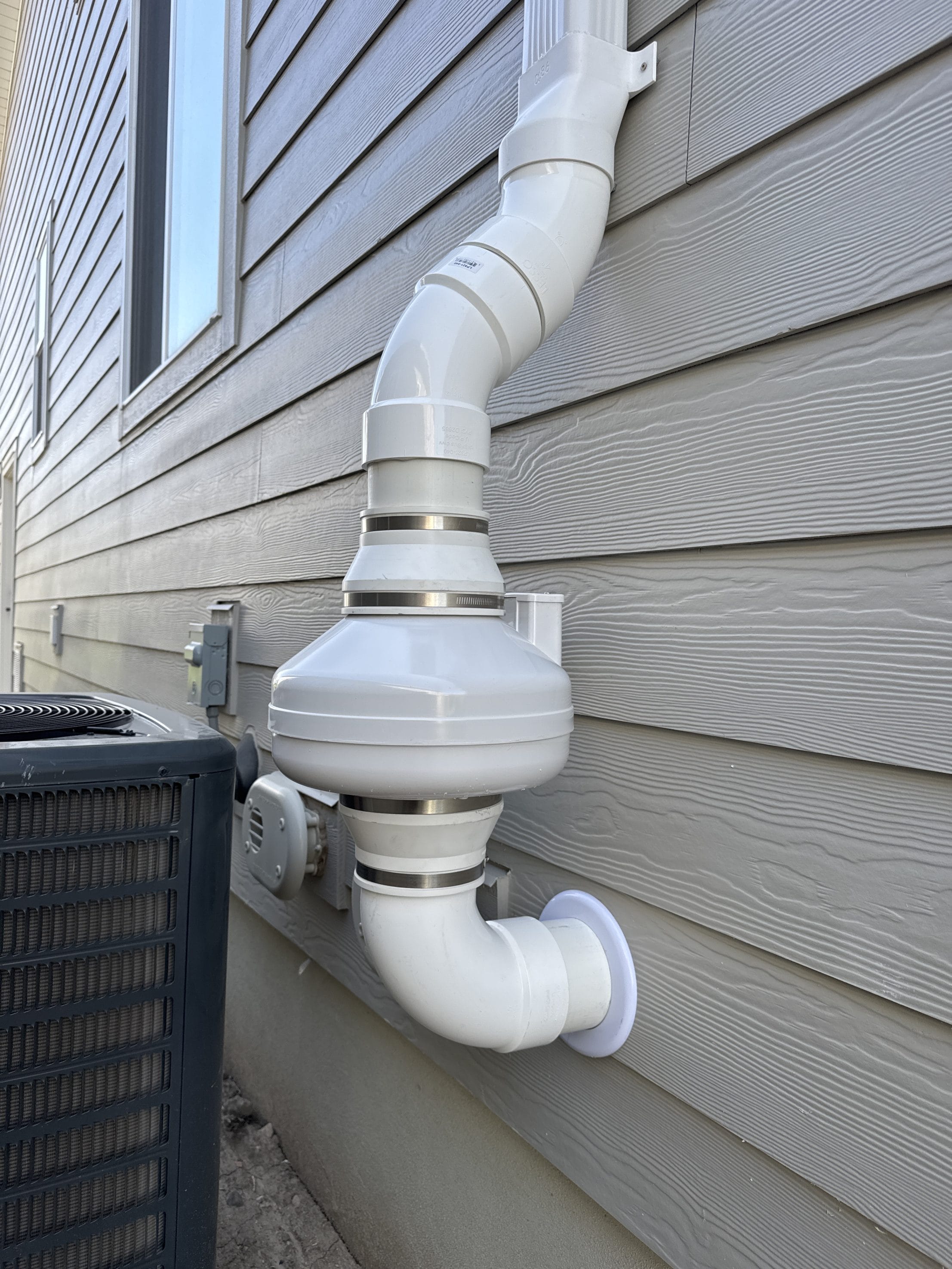Radon Mitigation System Installed by Utah Radon Defense
