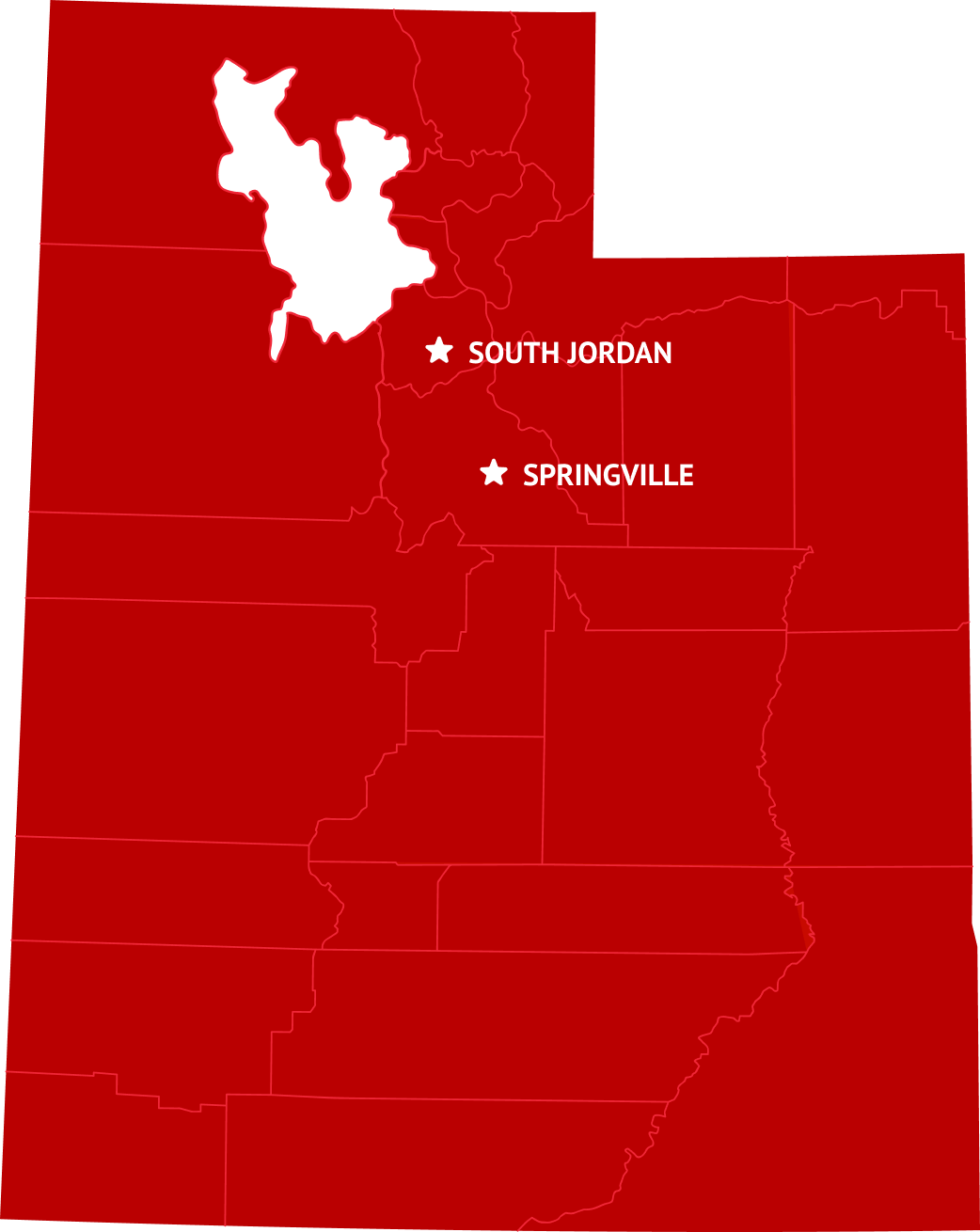 Utah Radon Mitigation Service Locations in South Jordan and Springville
